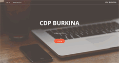 Desktop Screenshot of cdp-burkina.org
